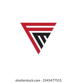 initial fm letter logo design, fm logo design vector, initial mf letter logo, mf icon design for business