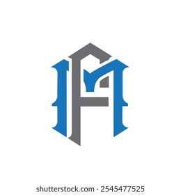 design inicial do logotipo da letra do fm, vetor de design do logotipo do fm, logotipo inicial da letra do mf, design do ícone do mf para empresas