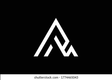 Initial FM MF PM MP modern monogram and elegant logo design, Professional Letters Vector Icon Logo on black background.