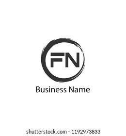 Initial FN Letter Logo