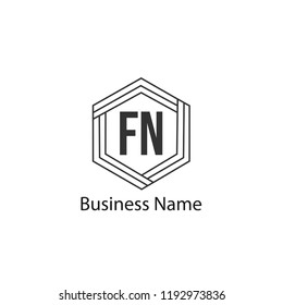 Initial FN Letter Logo