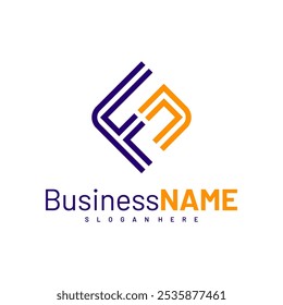 Initial FN logo design vector illustration, Creative letter FN logo concepts