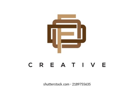 initial FOD, DOF letters monogram, three letters creative modern typographic logo, eye catching FOD, DOF alphabet stylish logo vector