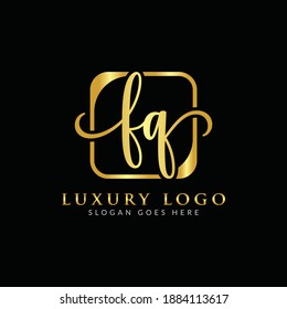Initial FQ Letter Logo With Creative Modern Business Typography Vector Template. Creative Letter FQ Logo Vector