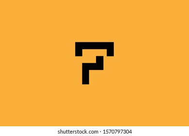 Initial FT TF Letter Logo Design Vector Template. Monogram and Creative Alphabet F T Letters icon Illustration.