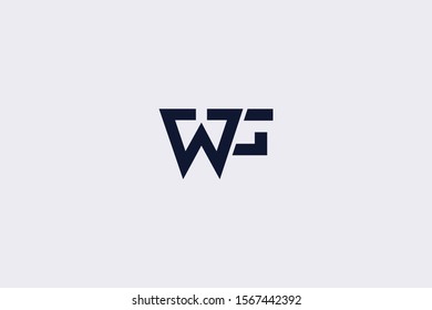 Initial FW WF Letter Logo Design Vector Template. Monogram and Creative Alphabet F W Letters icon Illustration.