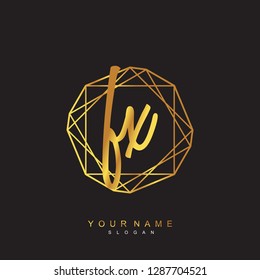 Initial FX handwriting logo vector