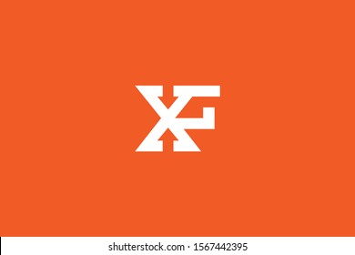 Initial FX XF Letter Logo Design Vector Template. Monogram and Creative Alphabet F X Letters icon Illustration.