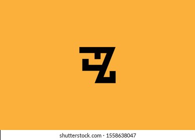 Initial FZ ZF Letter Logo Design Vector Template. Monogram and Creative Alphabet F Z Letters icon Illustration.