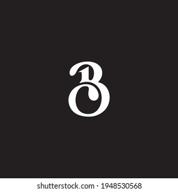 Initial g b letter vector logo