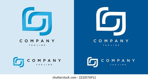Initial G, C logo for media company