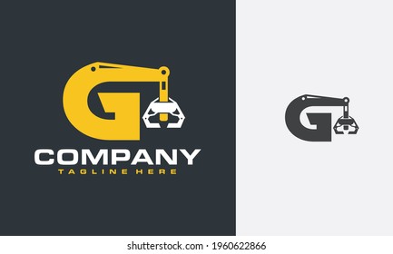 Initial G Crane Drill Logo