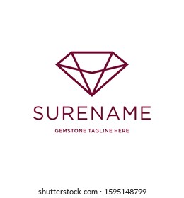 Initial G diamond shop logo vector illustration icon