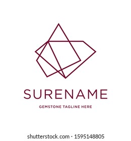 Initial G diamond shop logo vector illustration icon
