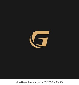 Initial G with fast Logo Design vector Template. G abstract Logo Design
