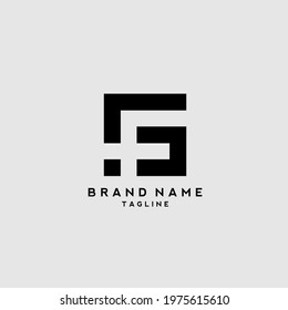 Initial G Latter Logo Modern Vector Design