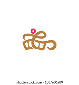 Initial G Letter also included Cup cake and Coffee cup logo design template