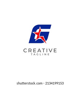 Initial G Letter Logo Design Vector Template. Monogram and Creative Alphabet LettersI llustration