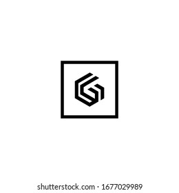 initial G logo design vector