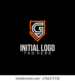 initial G logo font - Logo Design Template