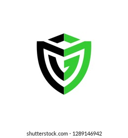 initial G logo template