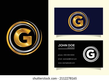 Initiales G-Monogramm-Alphabet in der Spirale. Schwenken Sie das Design des Logos in Spiralform. Schriftemblem