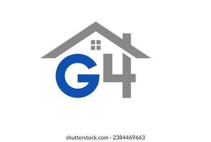 Initial g4 home logo template