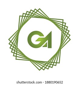 Initial GA Letter Logo With Creative Modern Business Typography Vector Template.
Creative Letter GA Logo Vector