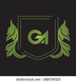 Initial GA Letter Logo mit kreativem, modernem Geschäftstypo-Vektorvorlage.
Vektor für Creative Letter GA-Logo