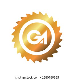 Initial GA Letter Logo With Creative Modern Business Typography Vector Template.
Creative Letter GA Logo Vector