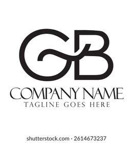 Initial GB or BG creative, modern, and elegant vector logo design templates for a luxury business