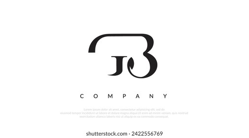 Initial GB Logo Design Vector 