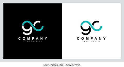 Initial GC, CG Alphabets Letters Logo Monogram