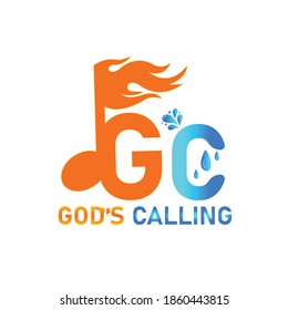 initial GC, CG, G, C Logo template