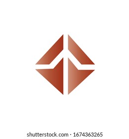 Initial GD logo vector template