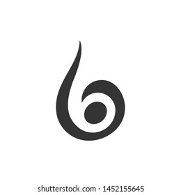 initial with geometric logo template