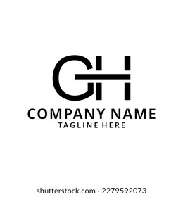 Initial GH ,HG ,G ,H Abstract Letters Logo Monogram