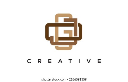gJO inicial, letras OJG logotipo de monograma. Creative Modern GJO, Ilustración vectorial de las Letras OJG.