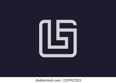 Initial GL LG modern monogram and elegant logo design, Professional Letters Vector Icon Logo on luxury background.