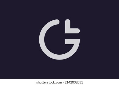 Initial GL LG modern monogram and elegant logo design, Professional Letters Vector Icon Logo on luxury background.