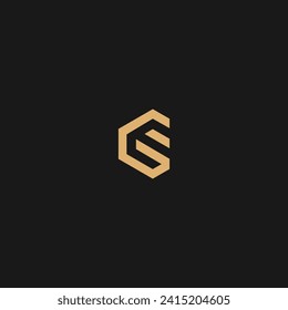 Logotipo inicial de letra GM vinculado, letra Tipo Resumen de letra Diseño del logotipo GM,