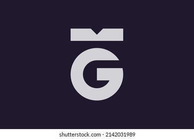 Initial GM MG modern monogram and elegant logo design, Professional Letters Vector Icon Logo on luxury background.