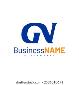 Initial GN logo design vector illustration, Creative letter GN logo concepts