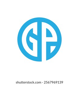 initial gp letter logo design vector, initial pg letter logo design, gp icon, gp symbol, pg icon, pg letter, p g , g p shape icon design, modern g p shape for any business and monogram, p g business.