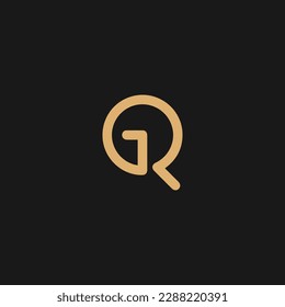 initial GR letter logo vector template design. linked letter GR logo design.
