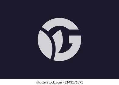 Initial GV VG modern monogram and elegant logo design, Professional Letters Vector Icon Logo on luxury background.