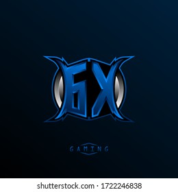 Initial GX logo design, Initial GX logo design with Cool style, Logo for game, esport, initial gaming, community or business.