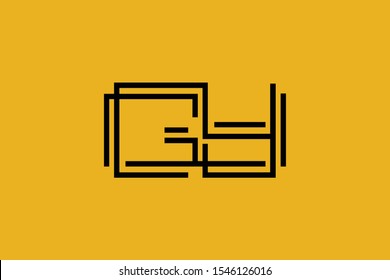 Initial GY YG modern monogram and elegant logo design, Professional Letters Vector Icon Logo on background.