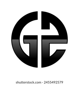 Logo inicial de GZ en forma de círculo