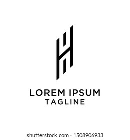 Initial H Building Logo Template
